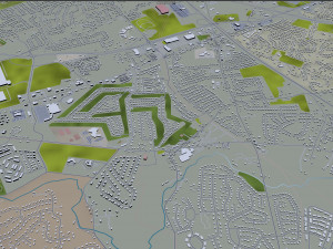 allentown city pennsylvania 30 km 3D Modell