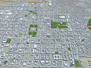 almatı şehri kazakistan 60 km 3D Model
