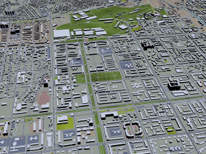 almaty city kazakhstan 60 km 3D Модель