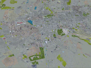 almatı şehri kazakistan 60 km 3D Model