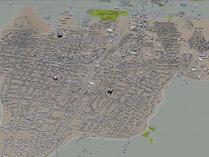 almatı şehri kazakistan 60 km 3D Model
