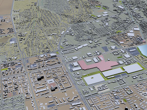 almaty city kazakhstan 60 km 3D Модель