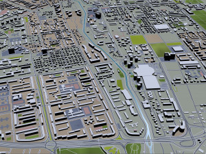 almaty city kazakhstan 60 km 3D Модель