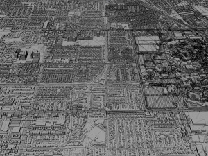 anaheim city california usa 40km 3D-Modell