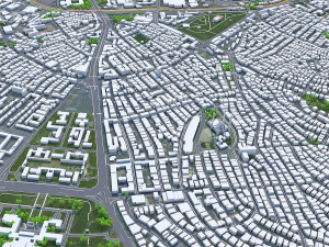 Ankara city turkey 80km 3D Model