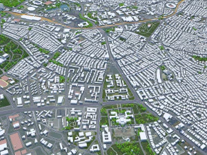 Ankara city turkey 80km 3D Model