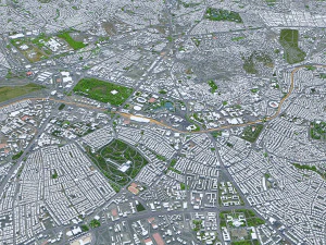 Ankara city turkey 80km 3D Model