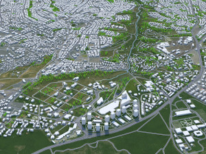Ankara city turkey 80km Modelo 3D