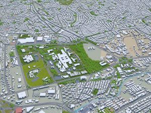 Ankara city turkey 80km 3D Model