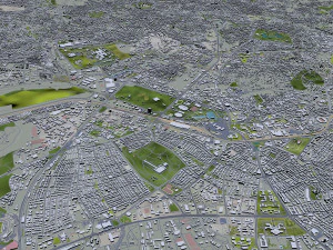 Ankara city turkey 80km 3D Model