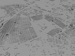 Ankara city turkey 80km 3D Model