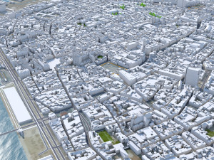 Antwerp city belgium 55 km Modelo 3D