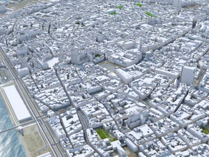 Antwerp city belgium 55 km 3D Model