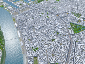 Antwerp city belgium 55 km Modelo 3D
