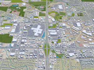 appleton city wisconsin 40km 3D Model