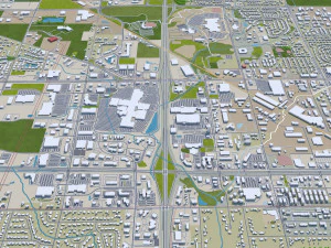 appleton city wisconsin 40km 3D Model