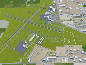 appleton city wisconsin 40km 3D Model