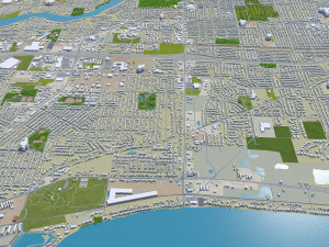 appleton city wisconsin 40km 3D Model