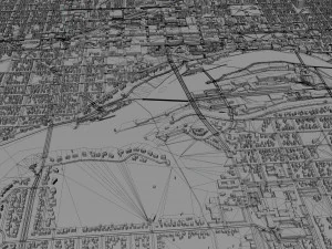 appleton city wisconsin 40km 3D Model