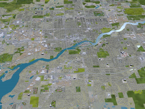 appleton city wisconsin 40km 3D Model