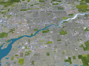 appleton city wisconsin 40km 3D Model