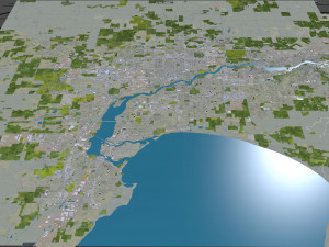 appleton city wisconsin 40km 3D Model