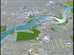 appleton city wisconsin 40km 3D Model