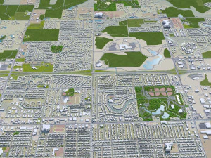 appleton city wisconsin 40km 3D Model