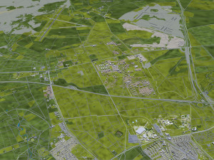 arnhem city netherlands 40 km Modelo 3D