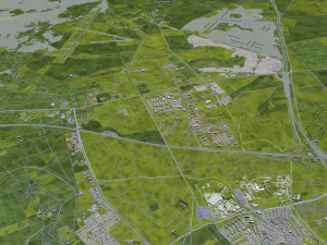 arnhem city netherlands 40 km 3D Model