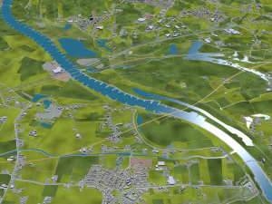 arnhem city netherlands 40 km 3D Model