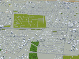 astana city kazakhstan 70km 3D Model