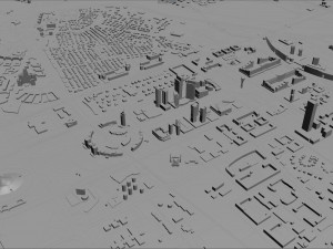 astana city kazakhstan 70km 3D Model
