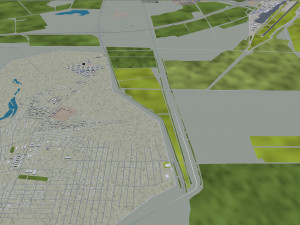 astana city kazakhstan 70km 3D Model