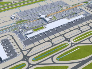 athens city greece 60km 3D Model