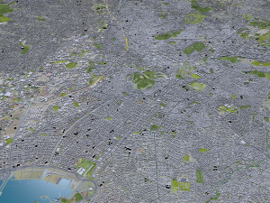 athens city greece 60km 3D Model