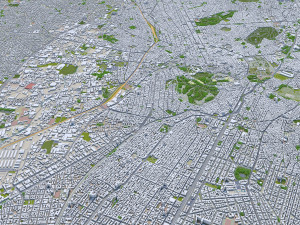 athens city greece 60km 3D Model