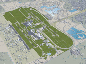 Baghdad city iraq 40 km Modello 3D