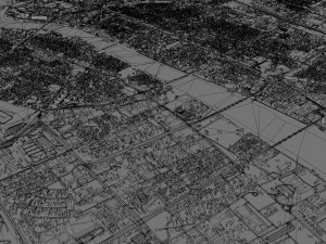 Baghdad city iraq 40 km Modello 3D