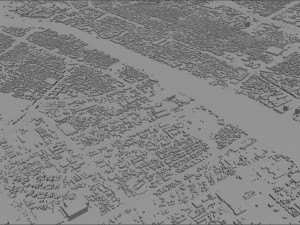 Baghdad city iraq 40 km Modello 3D