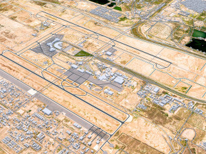 Baghdad city iraq 40 km Modello 3D