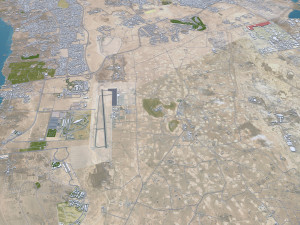 Bahrain city 70km 3D Model