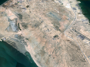 Bahrain city 70km 3D Model