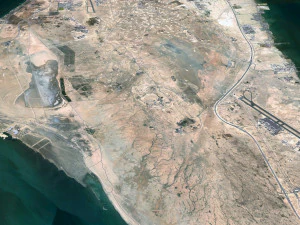 Bahrain city 70km 3D Model
