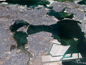 Bahrain city 70km 3D Model