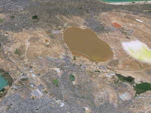 Baku city azerbaijan 50km 3D Model