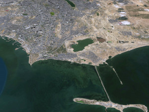 Baku city azerbaijan 50km 3D Model