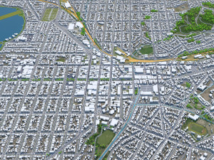 Ballarat city australia 40km 3D Model
