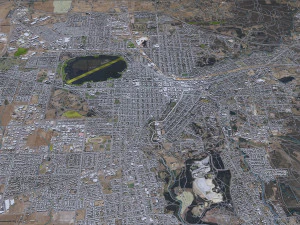 Ballarat city australia 40km 3D Model