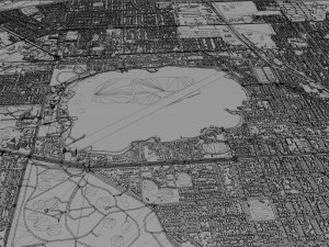 Ballarat city australia 40km 3D 模型